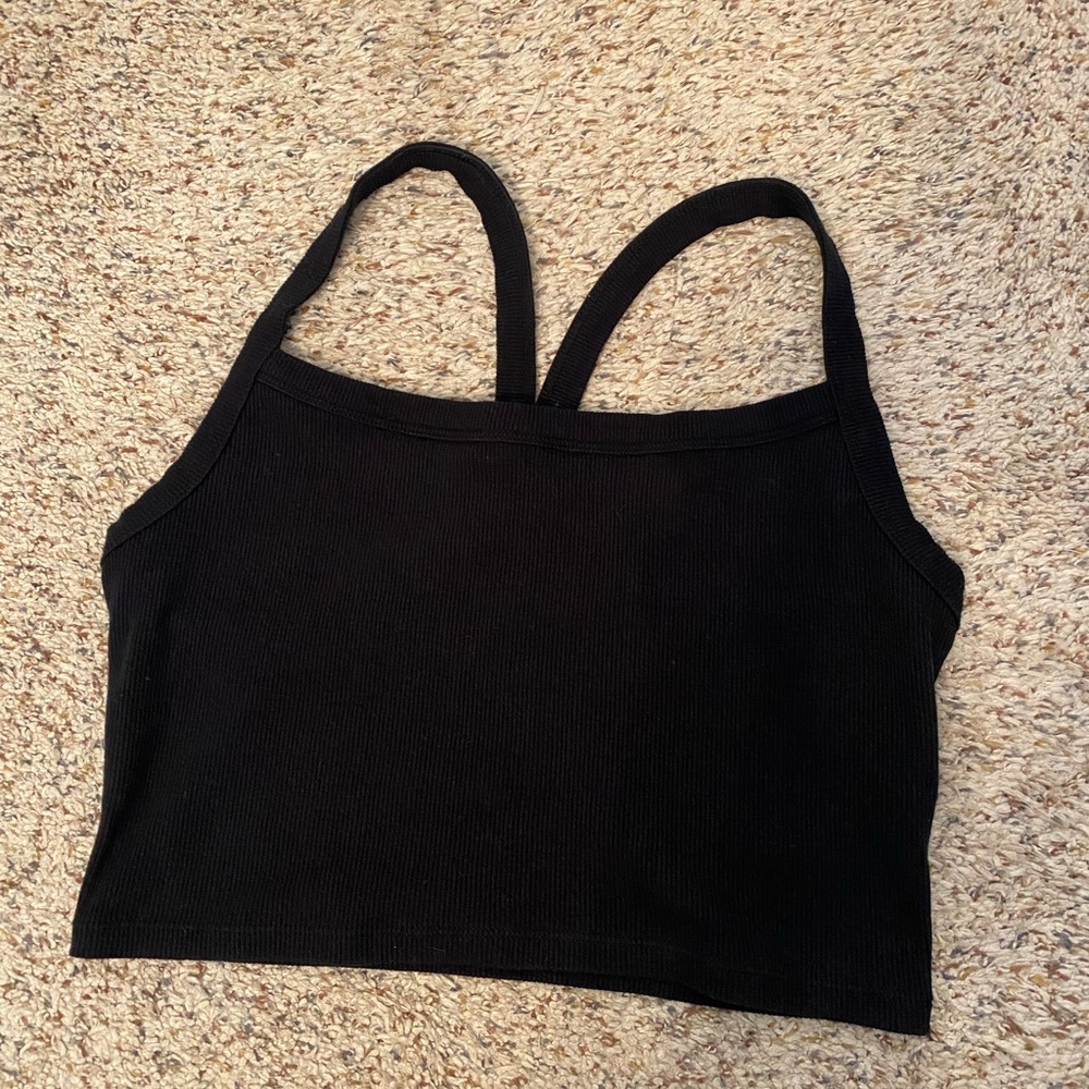 Women’s Black Pac-Cares Cropped Tank